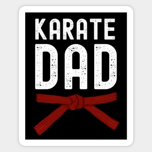 Karate Dad Red Belt Sticker